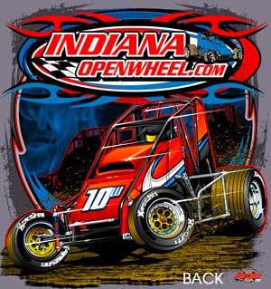 Indiana Open Wheel T-Shirt Back